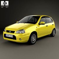 3D model of Lada Kalina (1119) hatchback Sport 2011