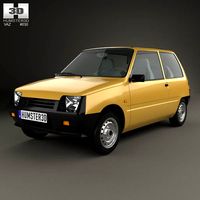3D model of Lada Oka 1111 1989