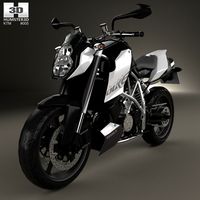 3D model of KTM 990 Super Duke R 2014