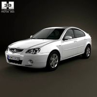 3D model of Proton Gen-2 hatchback 2012