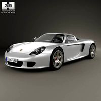 3D model of Porsche Carrera GT (980) 2004