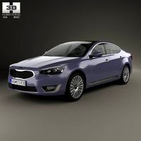 3D model of Kia Cadenza (K7) 2014