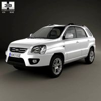 3D model of Kia Sportage 2008