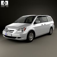 3D model of Honda Odyssey (US) 2005