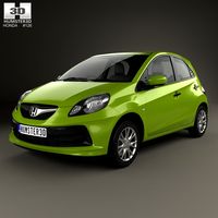 3D model of Honda Brio 2012