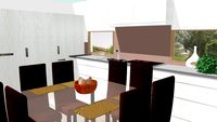 cucina sbiancata