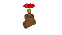 1' bronze gate valve (WOG)