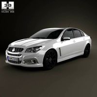 3D model of Holden VF Commodore Calais V SSV 2013