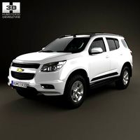 3D model of Chevrolet Trailblazer 2012