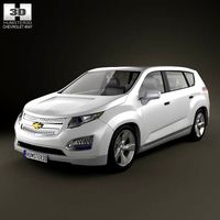 3D model of Chevrolet Volt MPV5 2012