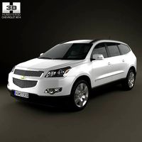 3D model of Chevrolet Traverse 2011