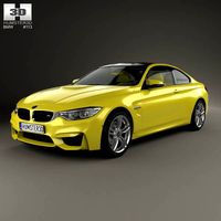 3D model of BMW M4 (F82) 2014