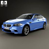 3D model of BMW M5 sedan (F10) 2012