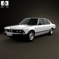 3D model of BMW 7 Series (E23) 1982