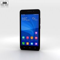 3D model of Huawei Honor 4 Play Black