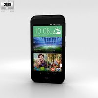 3D model of HTC Desire 320 Meridian Gray
