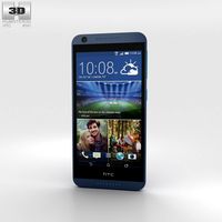 3D model of HTC Desire 626 Blue Lagoon