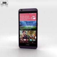 3D model of HTC Desire 626 Purple Fire