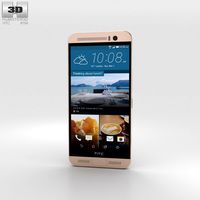 3D model of HTC One ME Gold Sepia