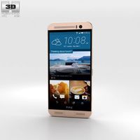 3D model of HTC One ME Rose Gold