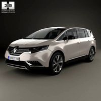 3D model of Renault Espace 2015