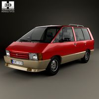 3D model of Renault Espace 1984