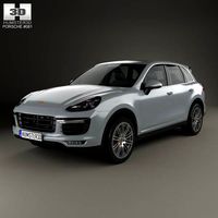 3D model of Porsche Cayenne Turbo 2014