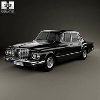 3D model of Plymouth Valiant sedan 1960