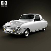 3D model of Playboy Convertible 1951