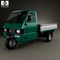 3D model of Piaggio Ape TM Pickup 1982