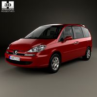 3D model of Peugeot 807 2008