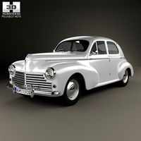 3D model of Peugeot 203 1948