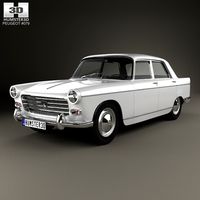 3D model of Peugeot 404 Berline 1960