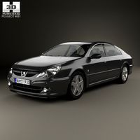3D model of Peugeot 607 2004
