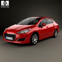 3D model of Peugeot 308 (CN) 2011