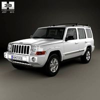 3D model of Jeep Commander (XK) Limited 2006