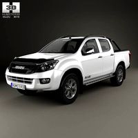 3D model of Isuzu D-Max Double Cab Blade 2014