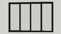 Kolbe TerraSpan Stacking 4 Panel Door