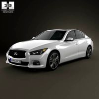3D model of Infiniti Q50 2013