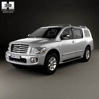 3D model of Infiniti QX56 (JA60) 2004