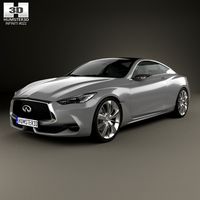 3D model of Infiniti Q60 2014