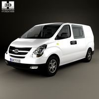 3D model of Hyundai iLoad with HQ interior 2010