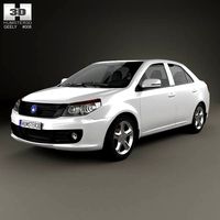 3D model of Geely GC6 2014