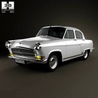 3D model of GAZ 21 Volga 1962