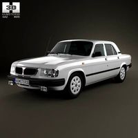 3D model of GAZ 3110 Volga 2004