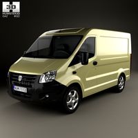 3D model of GAZ Sobol Next Panel Van 2013