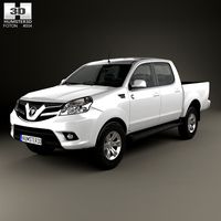 3D model of Foton Tunland Double Cab 2012