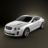 3D model of Bentley Continental Supersport coupe