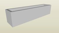 Urban Chic Contemporary Window Box 36 in