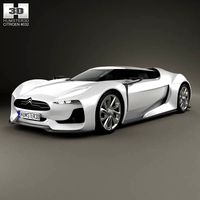 3D model of Citroen GT 2008